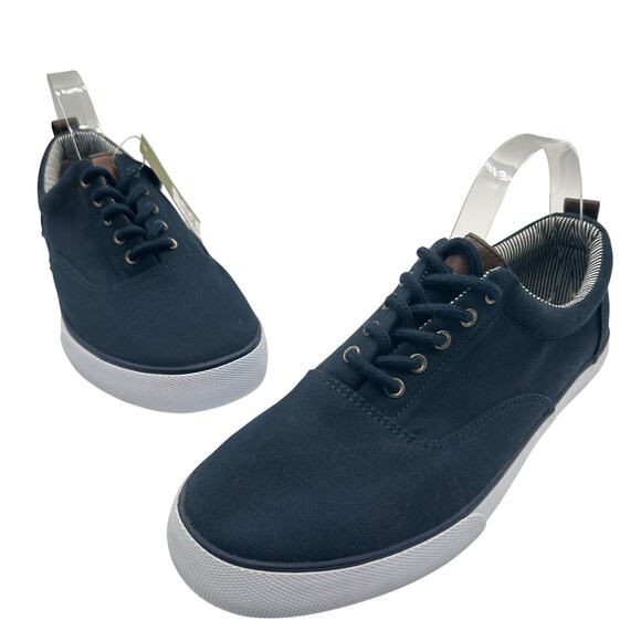 Goodfellow Co Brady Sneakers‎ Men 10 Blue Canvas Lace Up Casual Target Shoes New - Picture 4 of 9